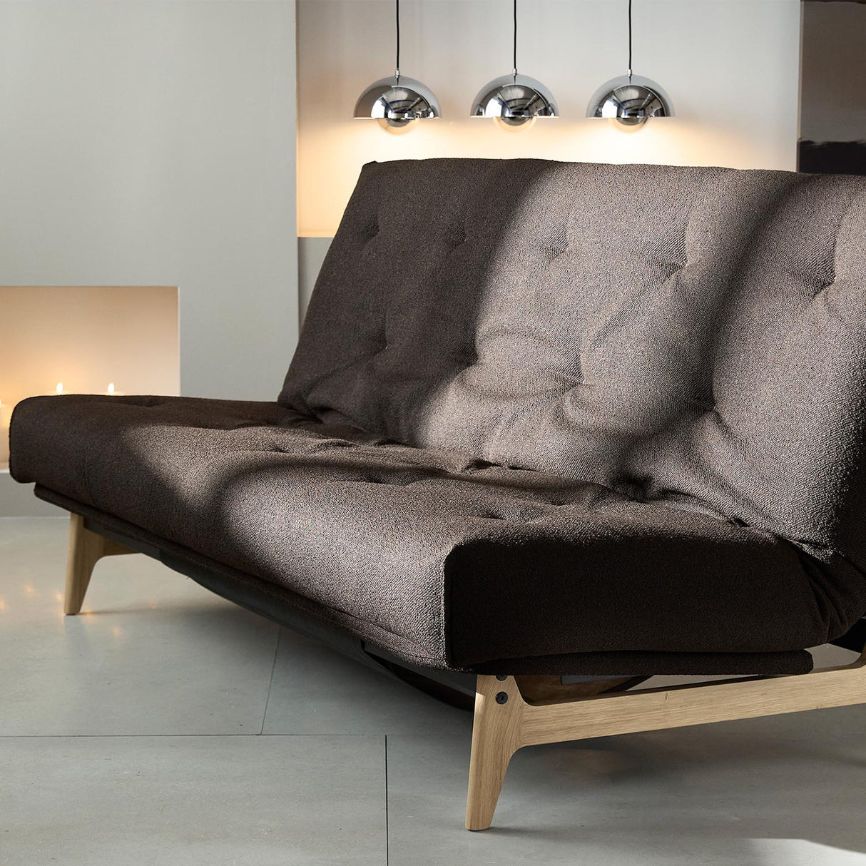Innovation Living "Aslak" sovesofa 140 x 200 cm. Flere fargervalg. Bestillingsvare.