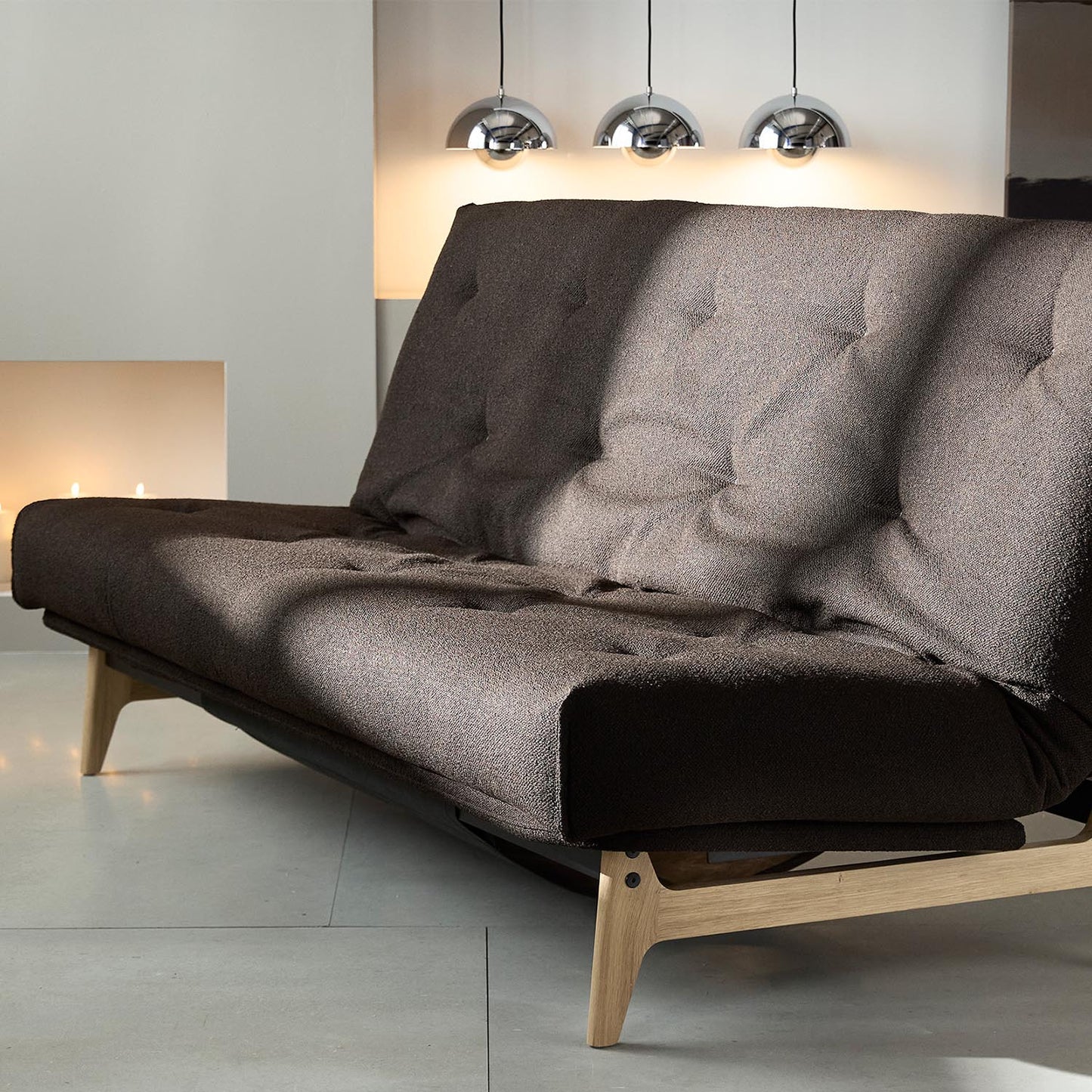 Innovation Living "Aslak" sovesofa 140 x 200 cm. Flere fargervalg. Bestillingsvare.
