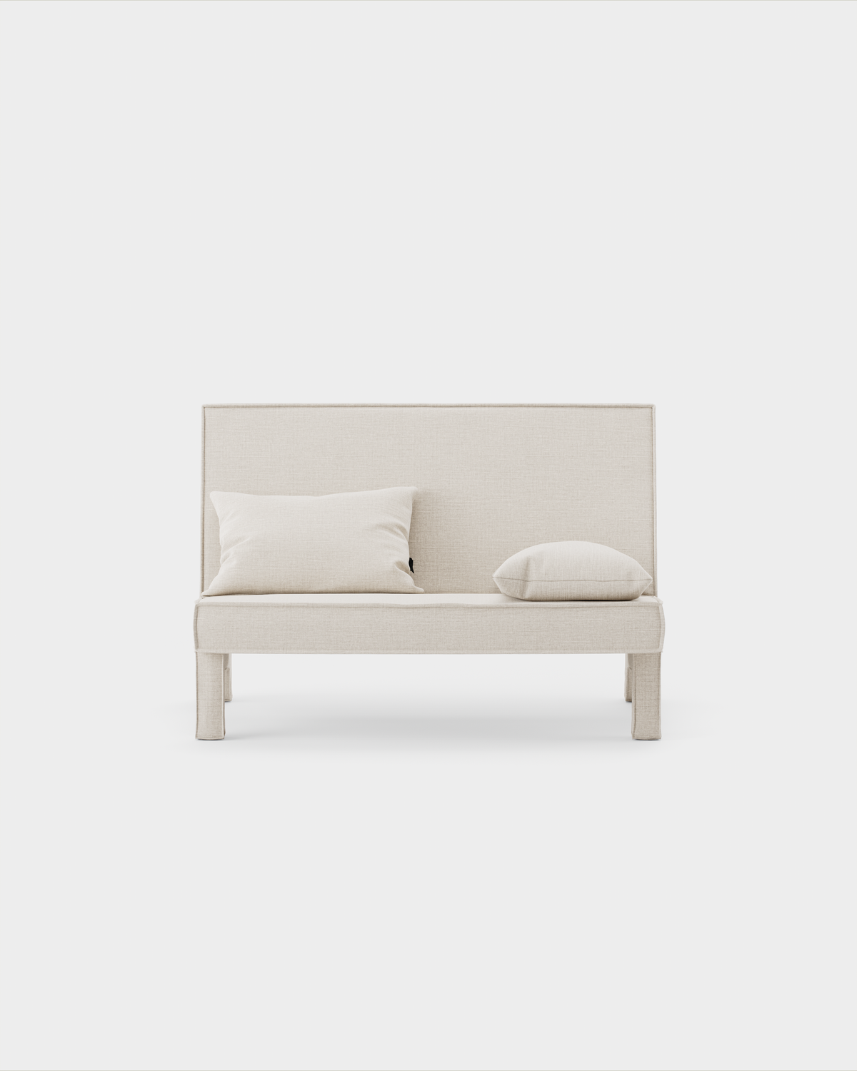 Massproductions BAM! 2-seter sofa – Romo Linara 05 Porridge