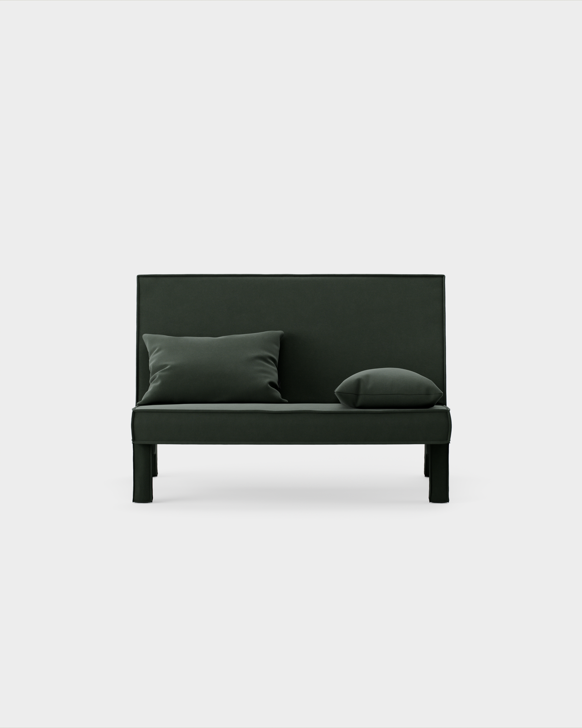 Massproductions BAM! 2-seter sofa – Kirkby Design Smooth III 45 Pine Green