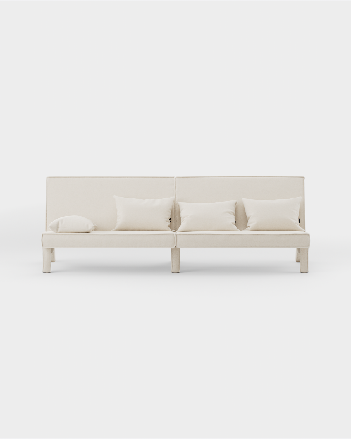 Massproductions BAM! 4-seter sofa – Nevotex Wooly+ Bone 1016