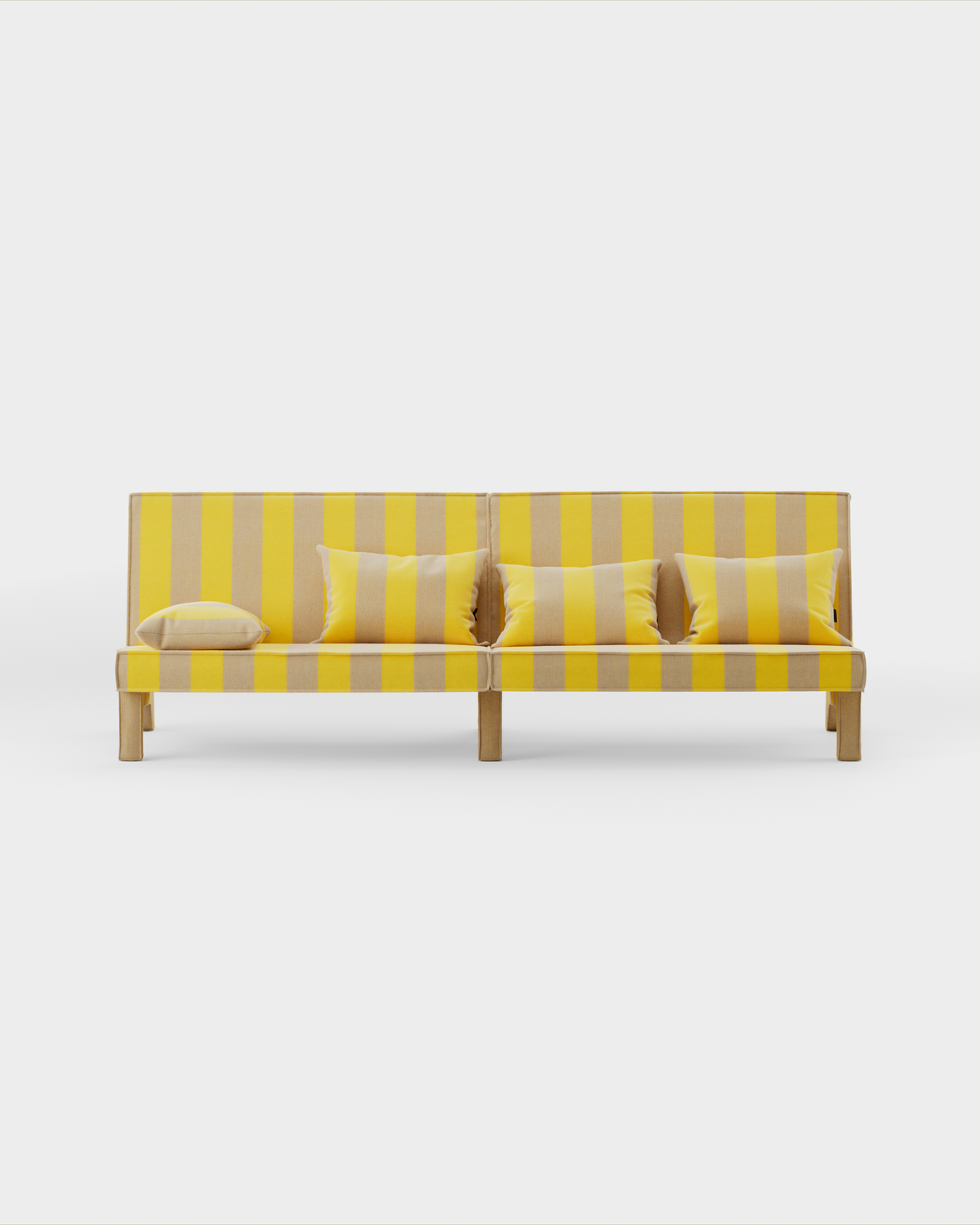 Massproductions BAM! 4-seter sofa – Kvadrat Reflex 449