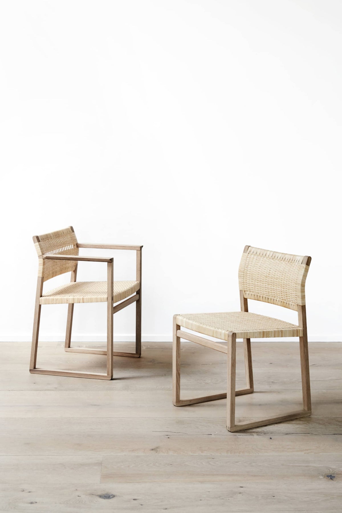 Fredericia BM61 Chair rotting. Velg sete og treverk