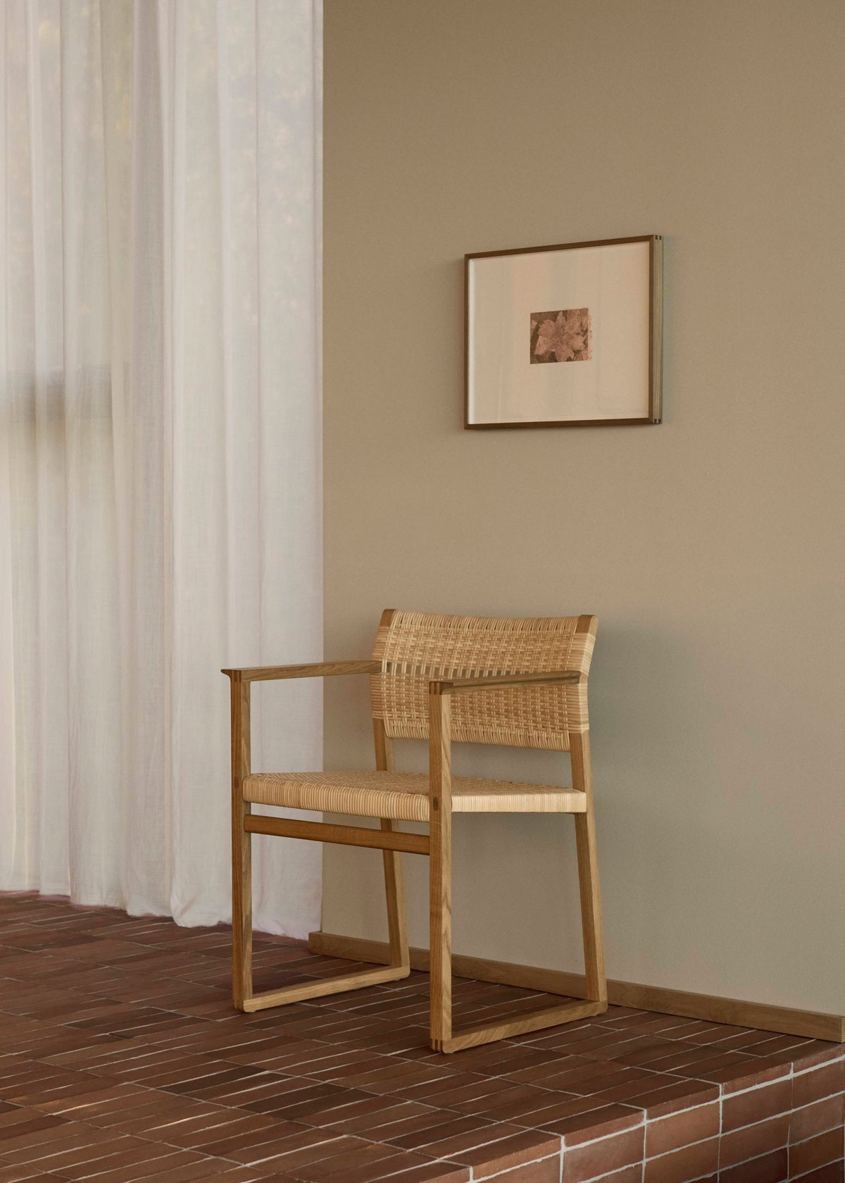 Fredericia BM62 Armchair rotting. Velg sete og treverk