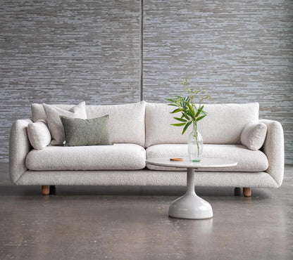 Cane-line Bloom 3-seter sofa m/teakbein, 250 cm