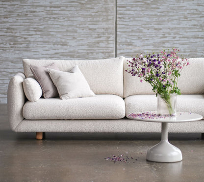 Cane-line Bloom 3-seter sofa m/teakbein, 250 cm