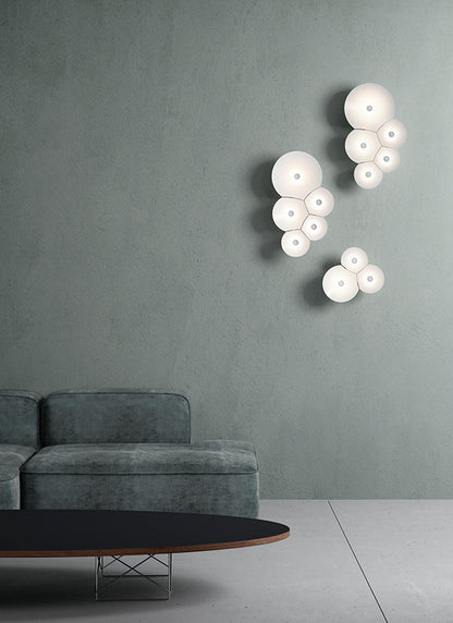 Luceplan Bulbullia vegg-/taklampe, 5 bobler