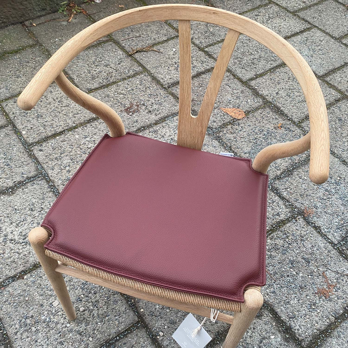 Seteputer til CH24-Y-stol i Loke 7100-burgunder.