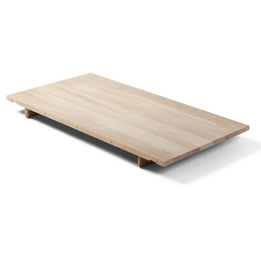 Carl Hansen tilleggsplate til CH338 spisebord. Massiv eik såpebehandlet. Bestillingsvare.