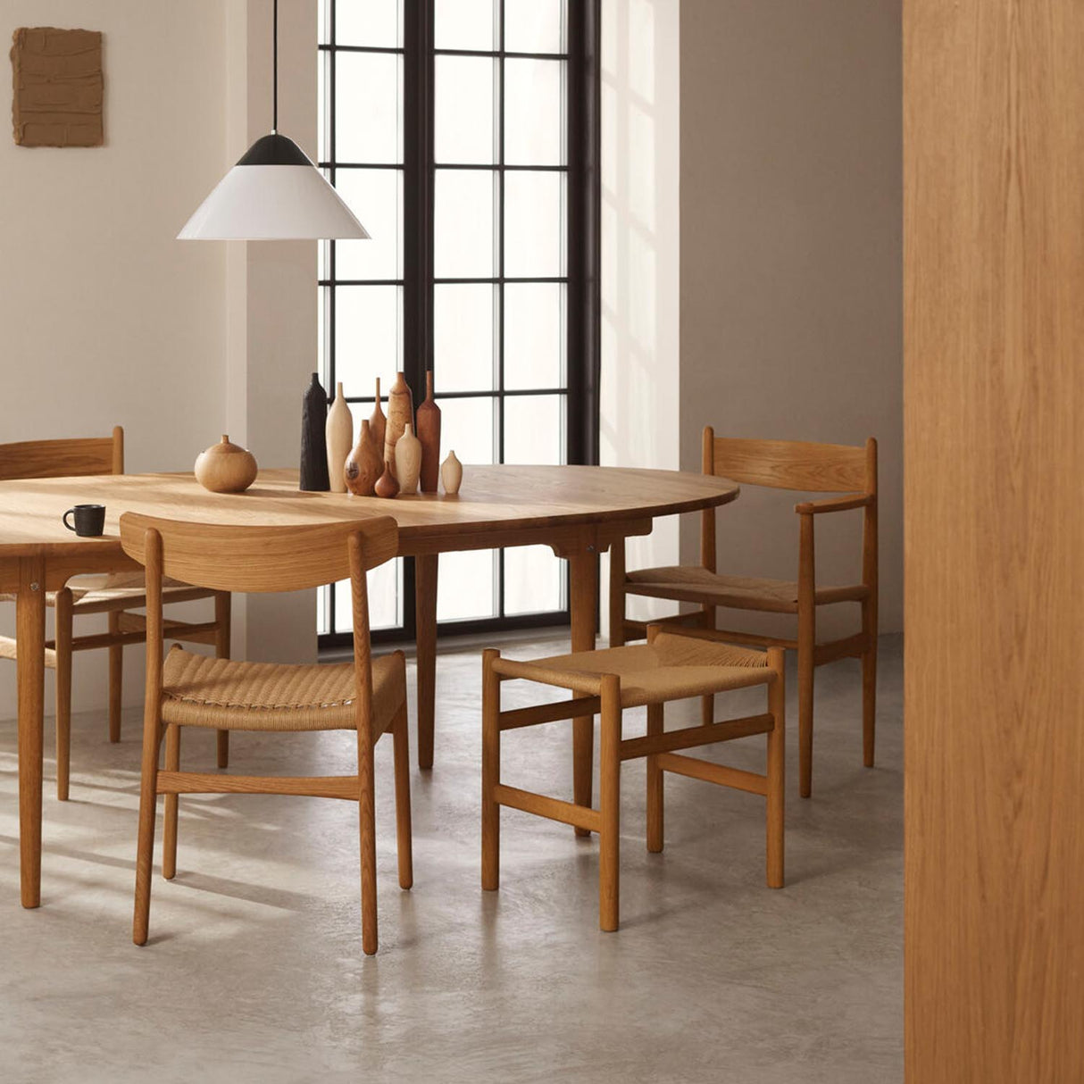 Carl Hansen CH338 spisebord. 200 x 115 cm. Oljet eik. KAMPANJEBORD.