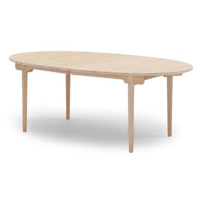 Carl Hansen spisebord CH338. 200 x 115 cm. Hvitoljet eik. Bestillingsvare.