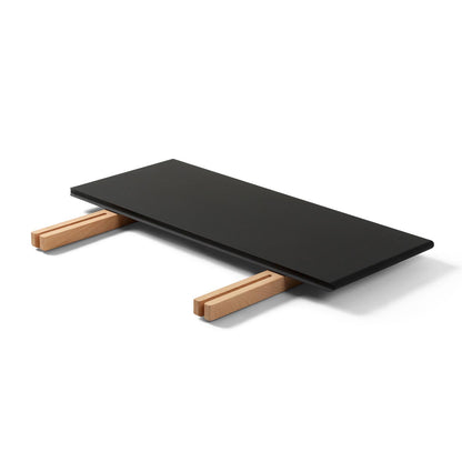 Carl Hansen tilleggsplate til CH327 bord. Svart MDF. Bestillingsvare.