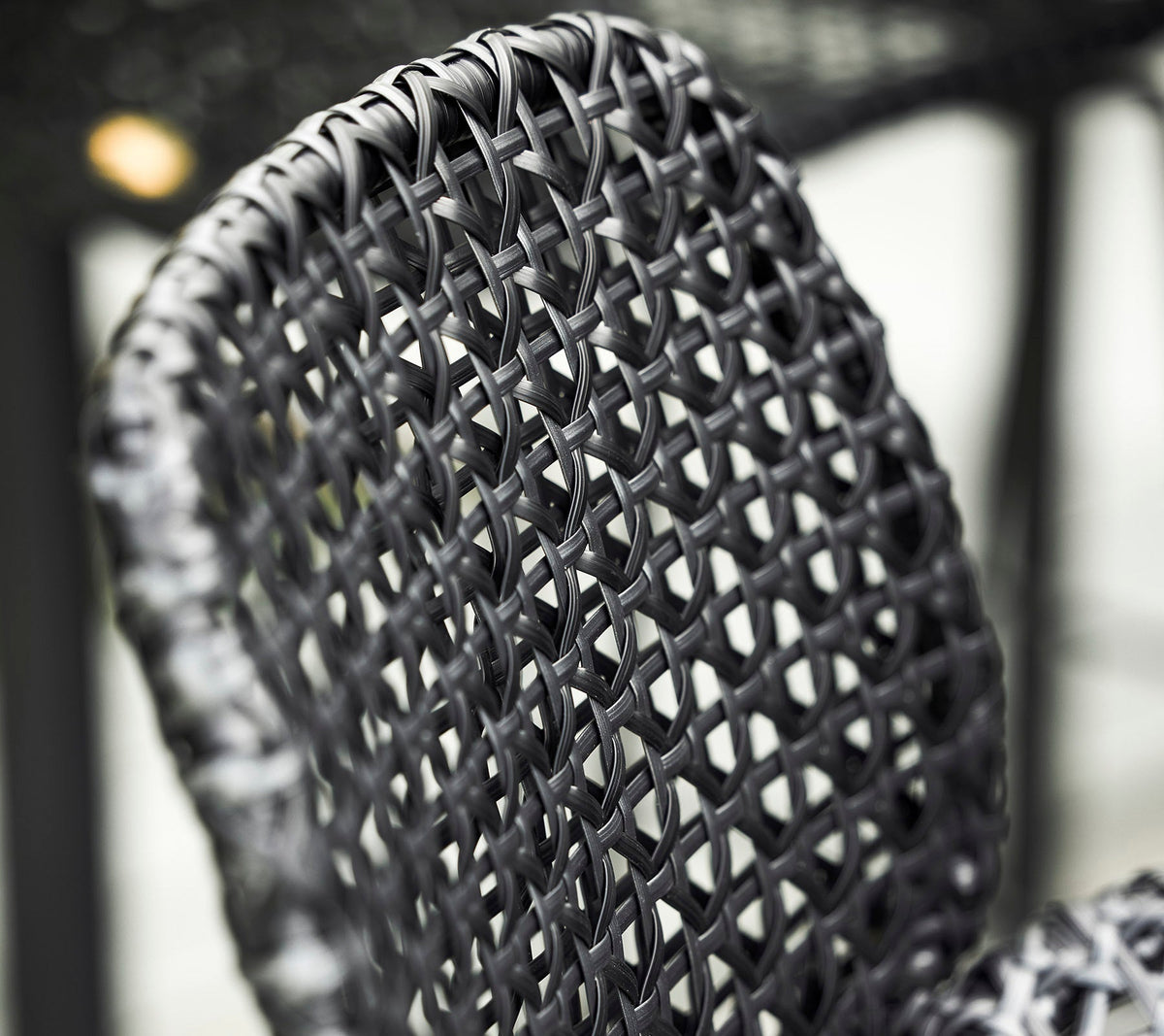 Cane-line Vibe barstol, black/graphite