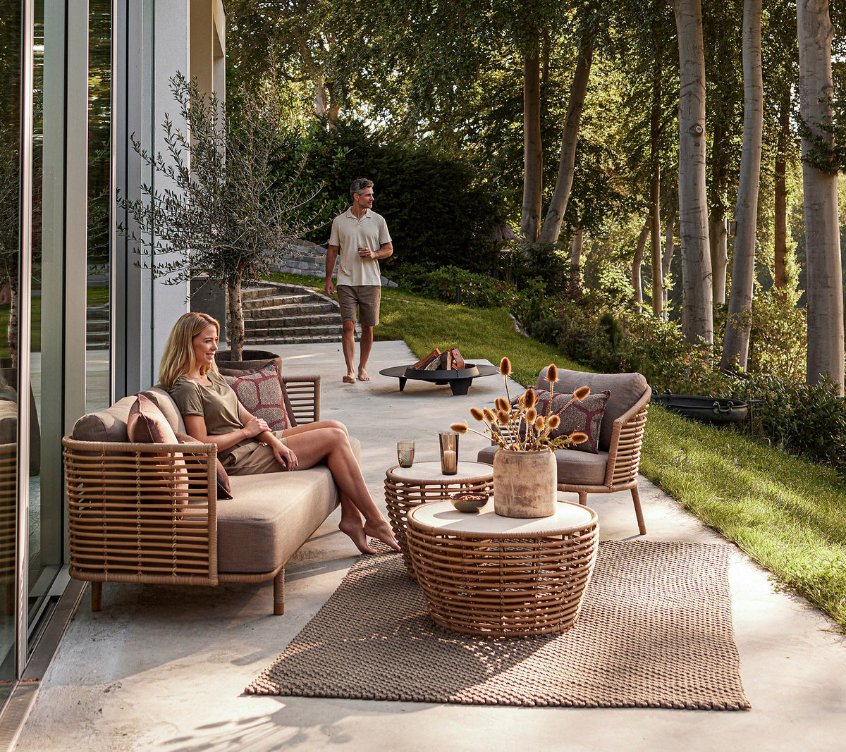Cane-line Discover teppe 240×170 cm – miljøbilde