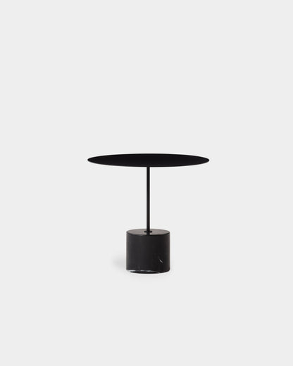 Wendelbo Calibre sidebord – Lav (Ø44 × H40 cm), Svart