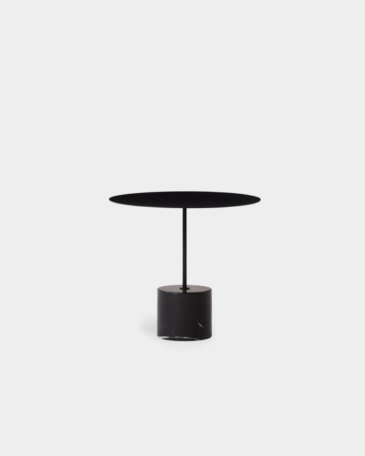 Wendelbo Calibre sidebord – Lav (Ø44 × H40 cm), Svart