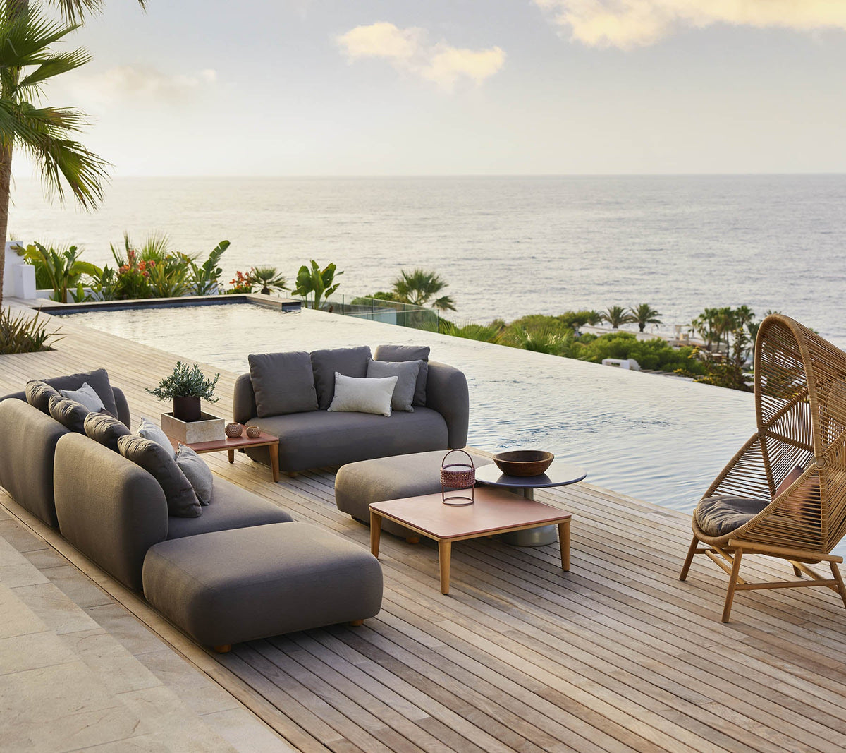 Cane-line Capture 2-seter sofa, høyremodul. Velg farge