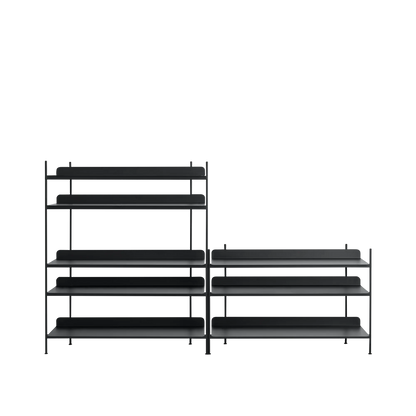 Muuto Compile hyllesystem, ferdige konfigurasjoner. Velg konfigurasjon og farge