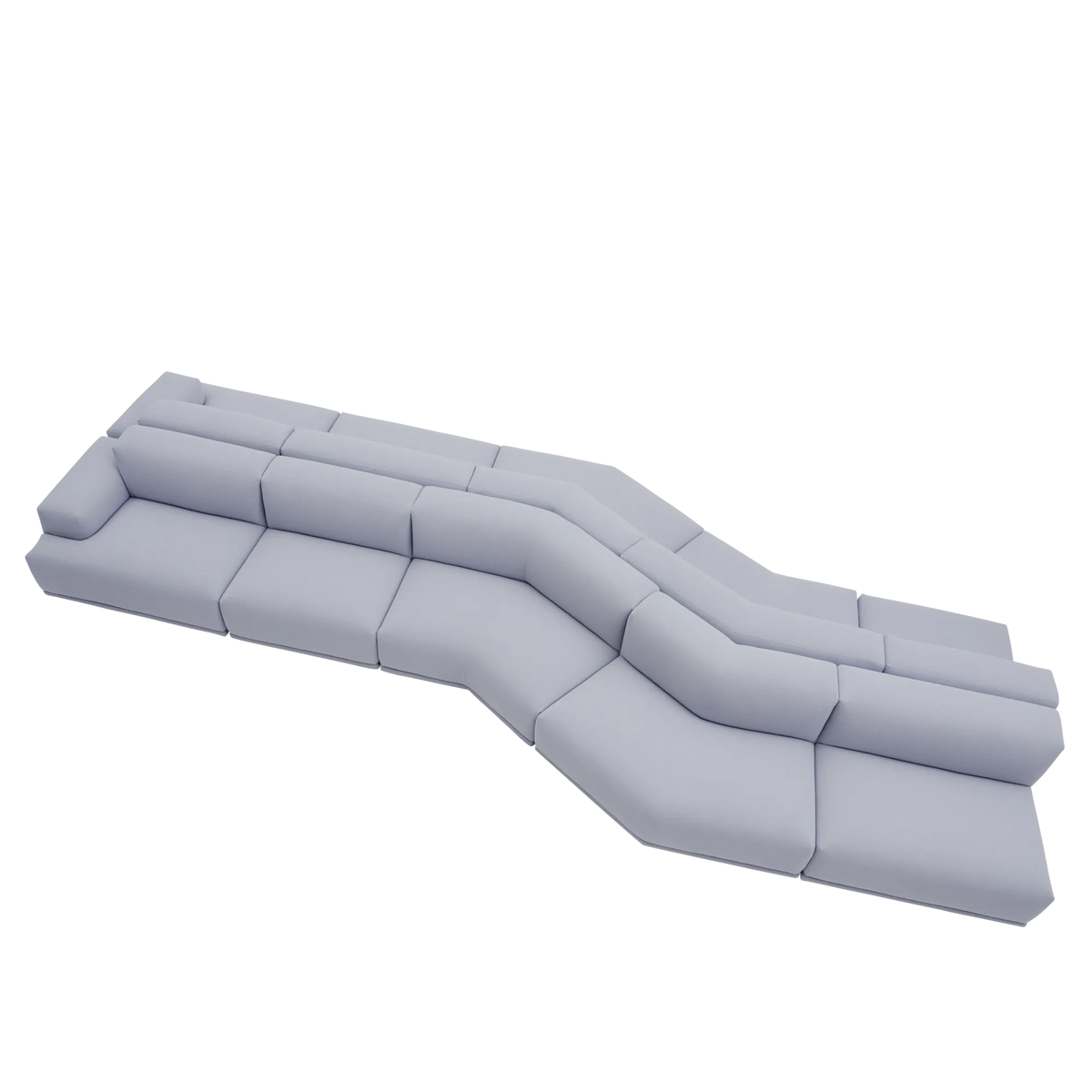 Muuto Connect modulsofa back-to-back