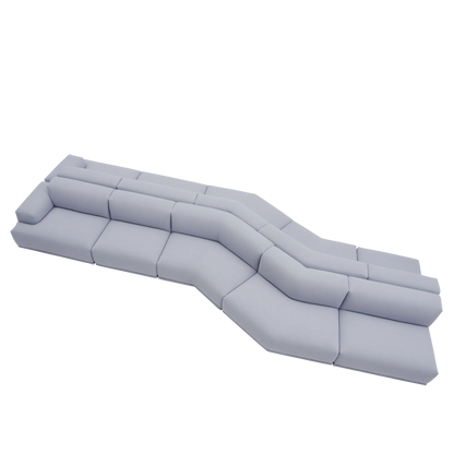 Muuto Connect modulsofa back-to-back