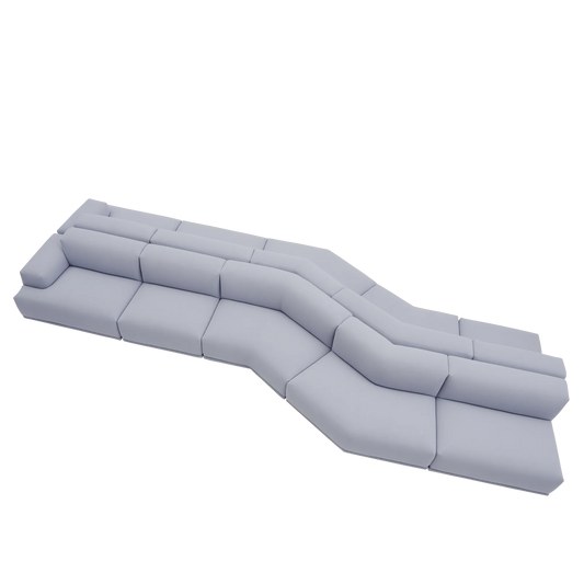 Muuto Connect modulsofa back-to-back