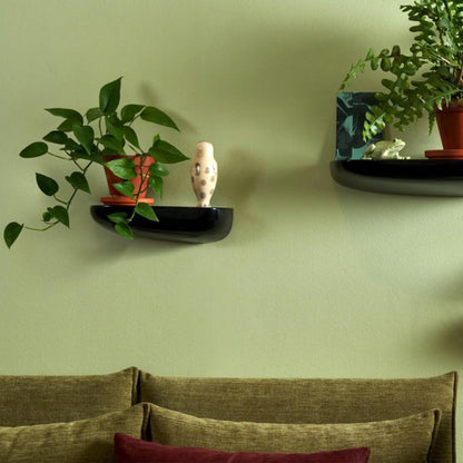 Vitra Corniches hylle small, svart.