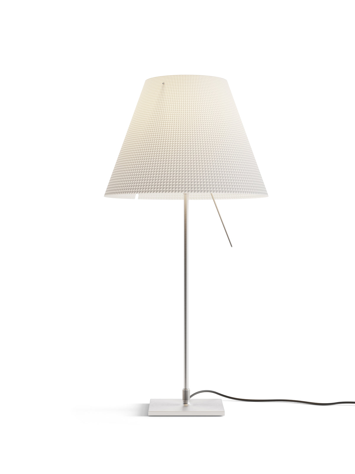 Luceplan Costanza bordlampe med festepinne, av/på-bryter. Velg farge