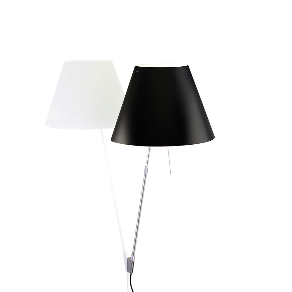 Luceplan Costanza vegglampe, teleskopisk med dimmer. Velg farge.