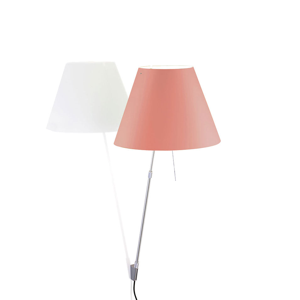 Luceplan Costanza vegglampe, teleskopisk med dimmer. Velg farge.