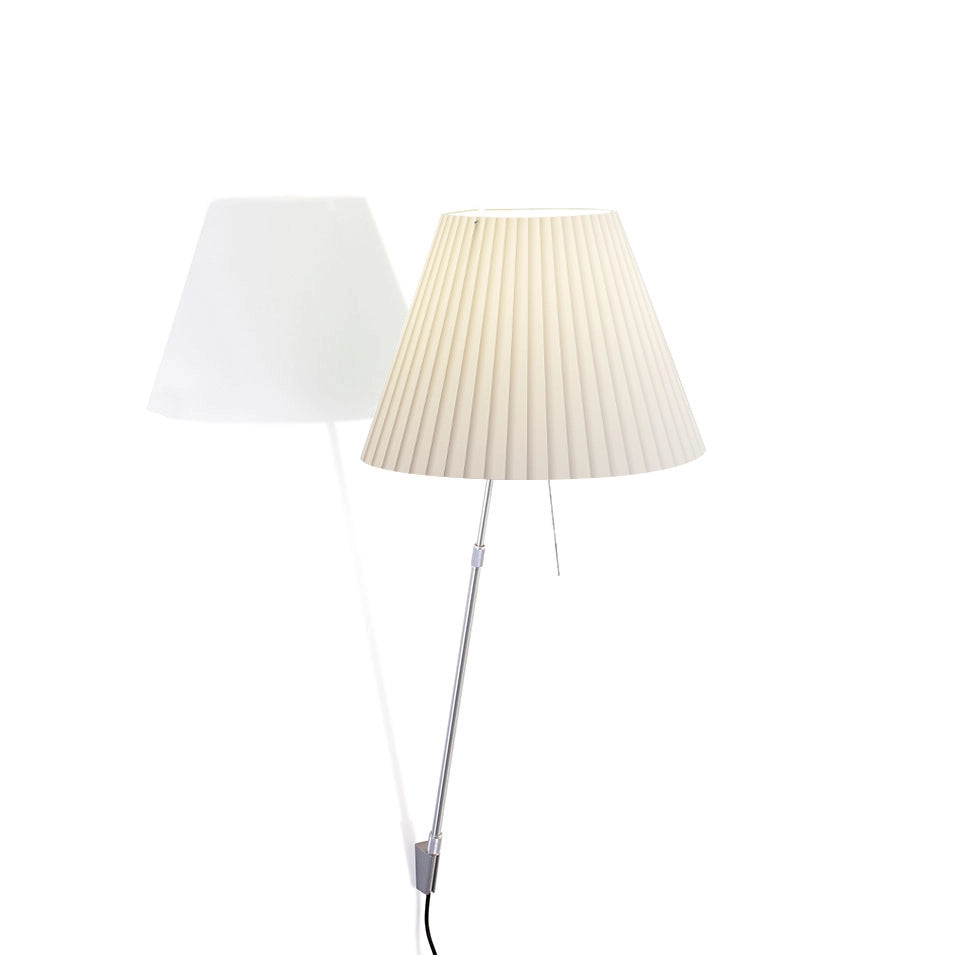 Luceplan Costanza vegglampe, teleskopisk med dimmer. Velg farge