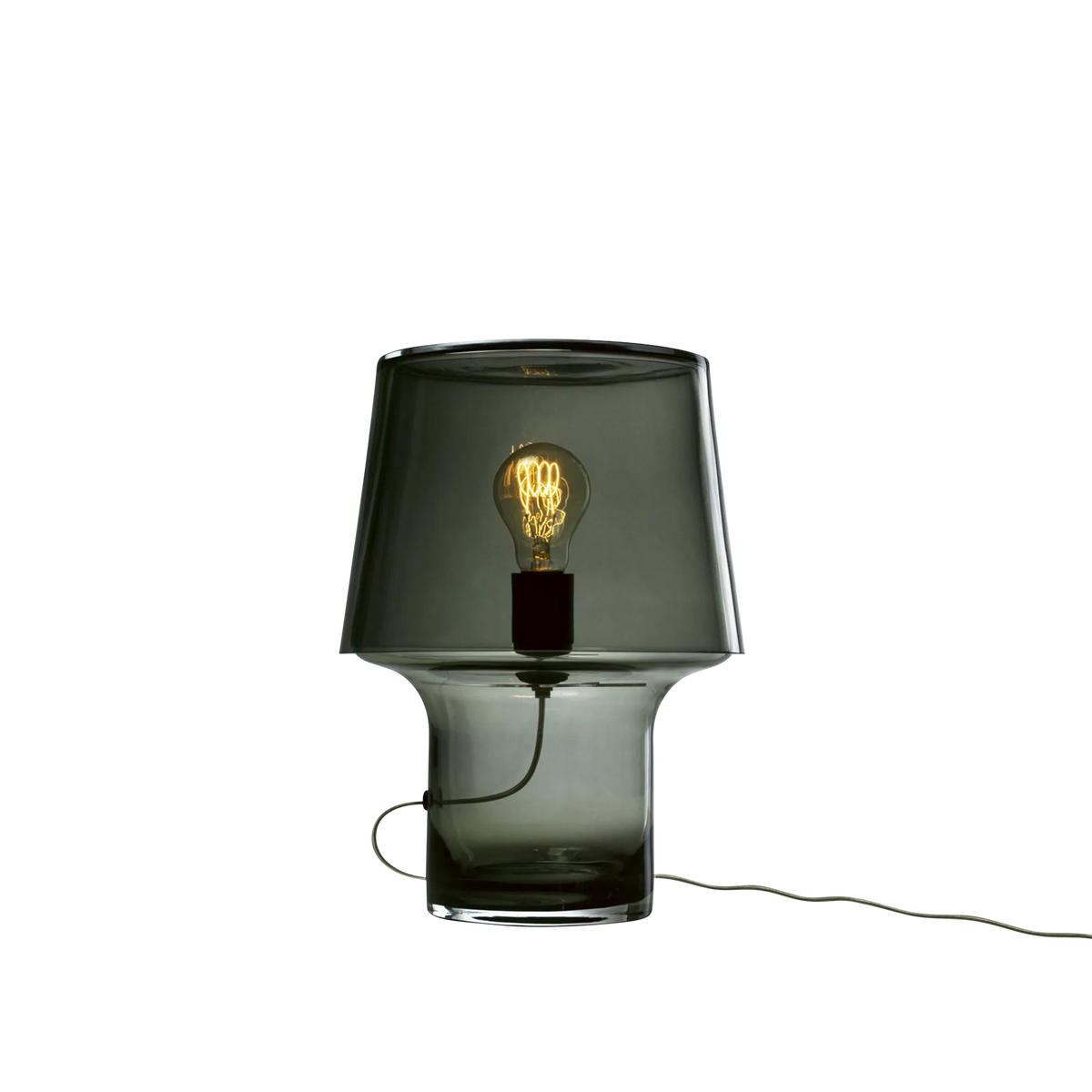 Muuto Cosy In Grey bordlampe i glass