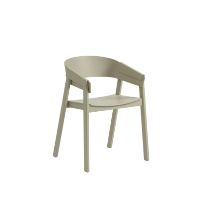 Muuto Cover Armchair armstol i tre, uten polstring. Velg tre og glidere