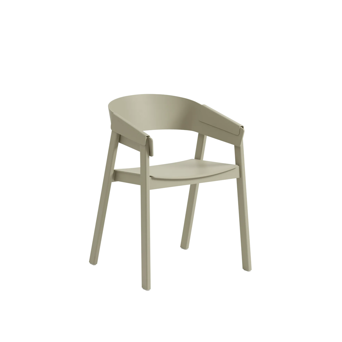 Muuto Cover Armchair armstol i tre, polstret. Velg tekstil