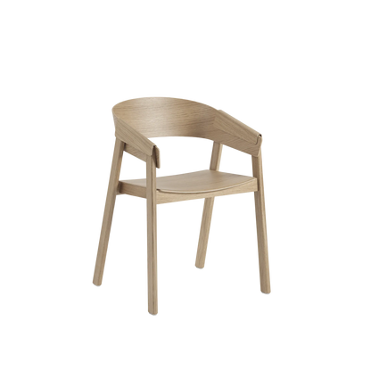 Muuto Cover Armchair armstol i tre, uten polstring. Velg tre og glidere
