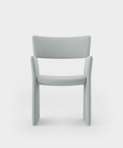 Massproductions Crown armstol – Romo Linara 253 Swedish Grey