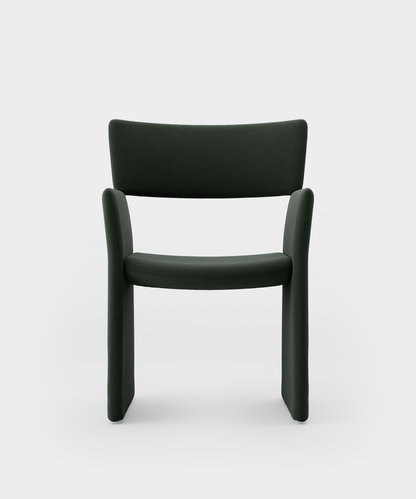 Massproductions Crown armstol – Kirkby Design Smooth III 45 Pine Green
