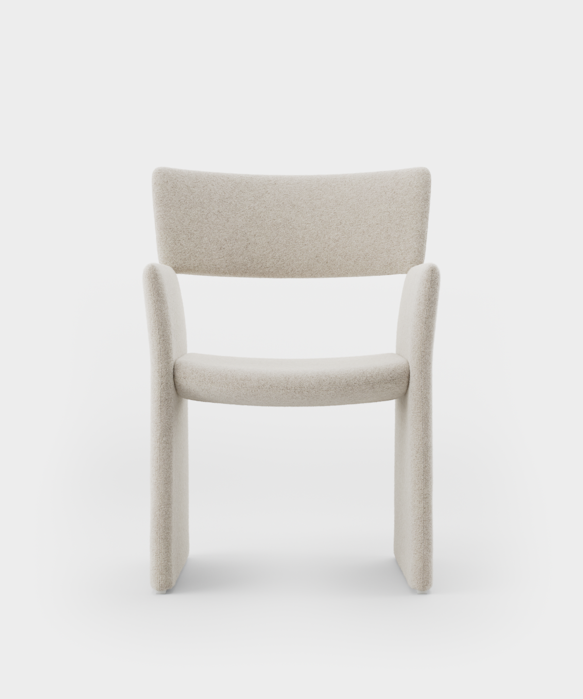 Massproductions Crown armstol – Kirkby Design Spiral 21 Chalk