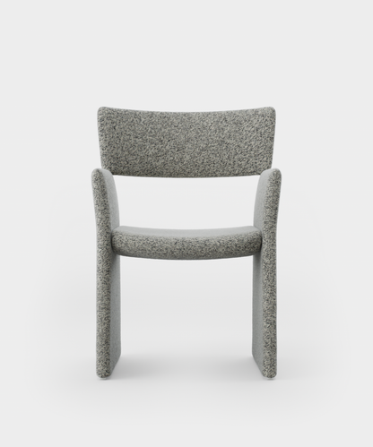 Massproductions Crown armstol – Kirkby Design Spiral 23 Monochrome