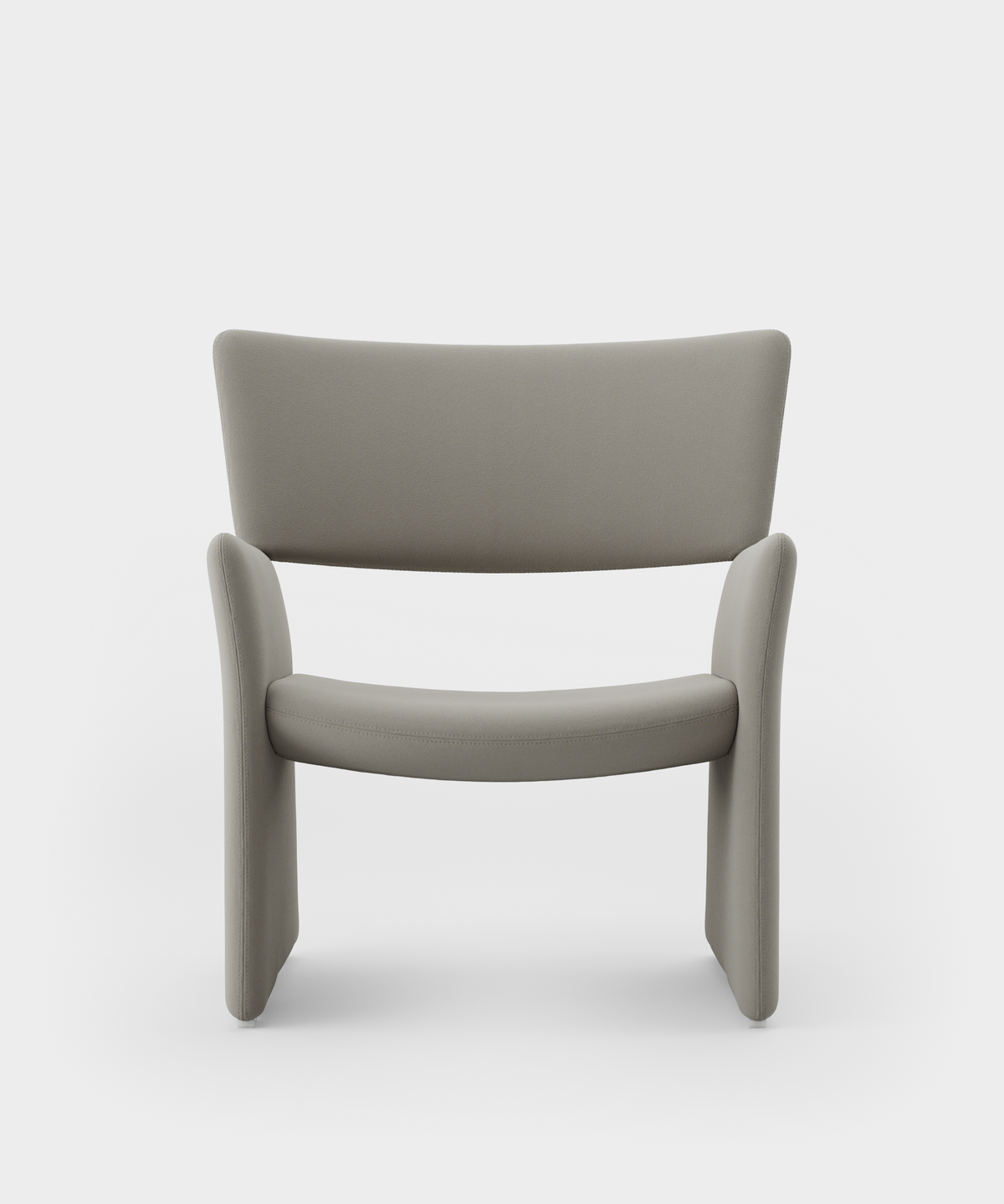 Massproductions Crown lenestol – Kirkby Design Smooth III 87 Gris