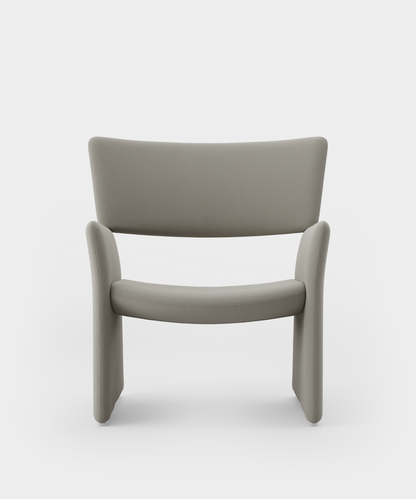 Massproductions Crown lenestol – Kirkby Design Smooth III 87 Gris