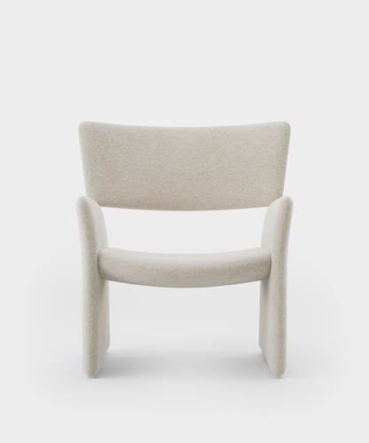 Massproductions Crown lenestol – Kirkby Design Spiral 21 Chalk