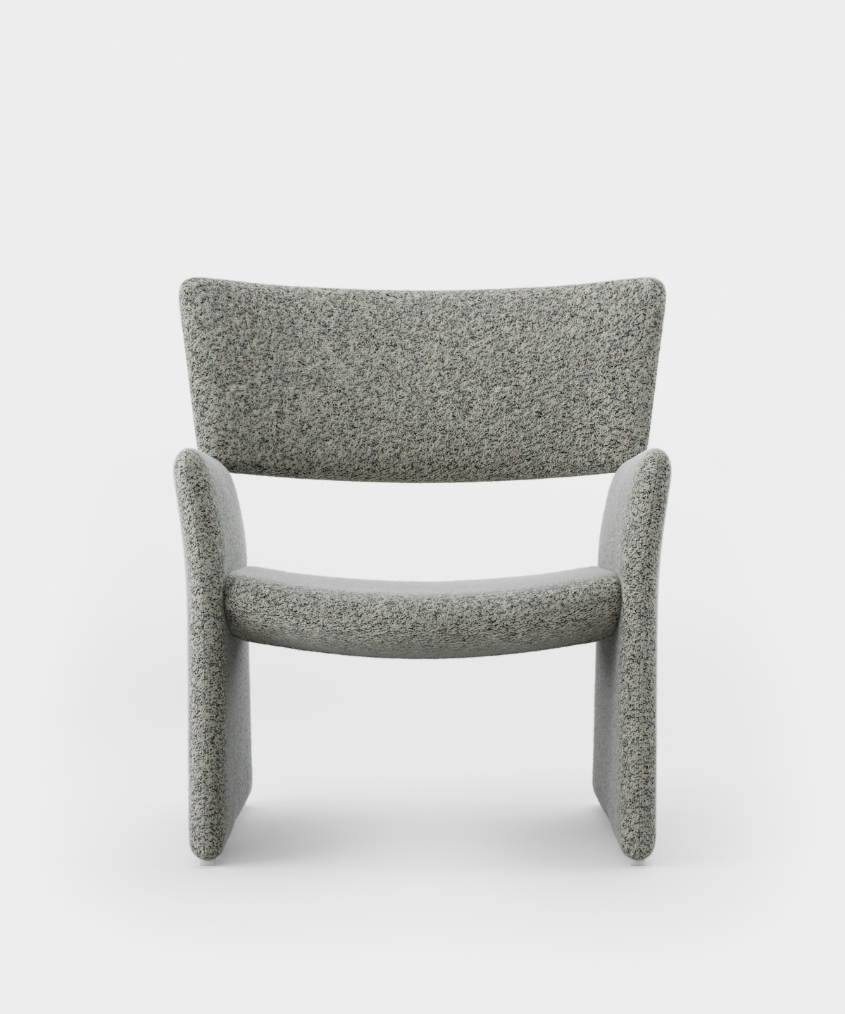 Massproductions Crown lenestol – Kirkby Design Spiral 23 Monochrome