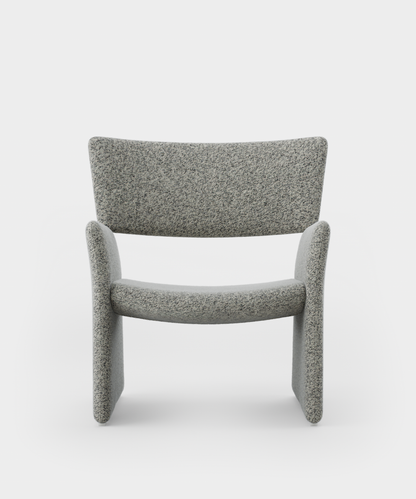 Massproductions Crown lenestol – Kirkby Design Spiral 23 Monochrome