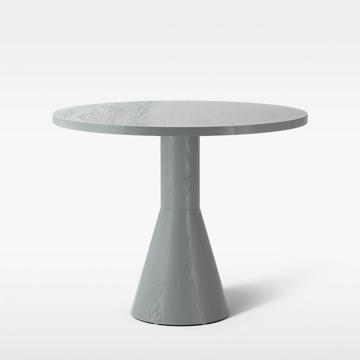 Massproductions Draft spisebord – Ø 88 cm / Gråbeiset ask