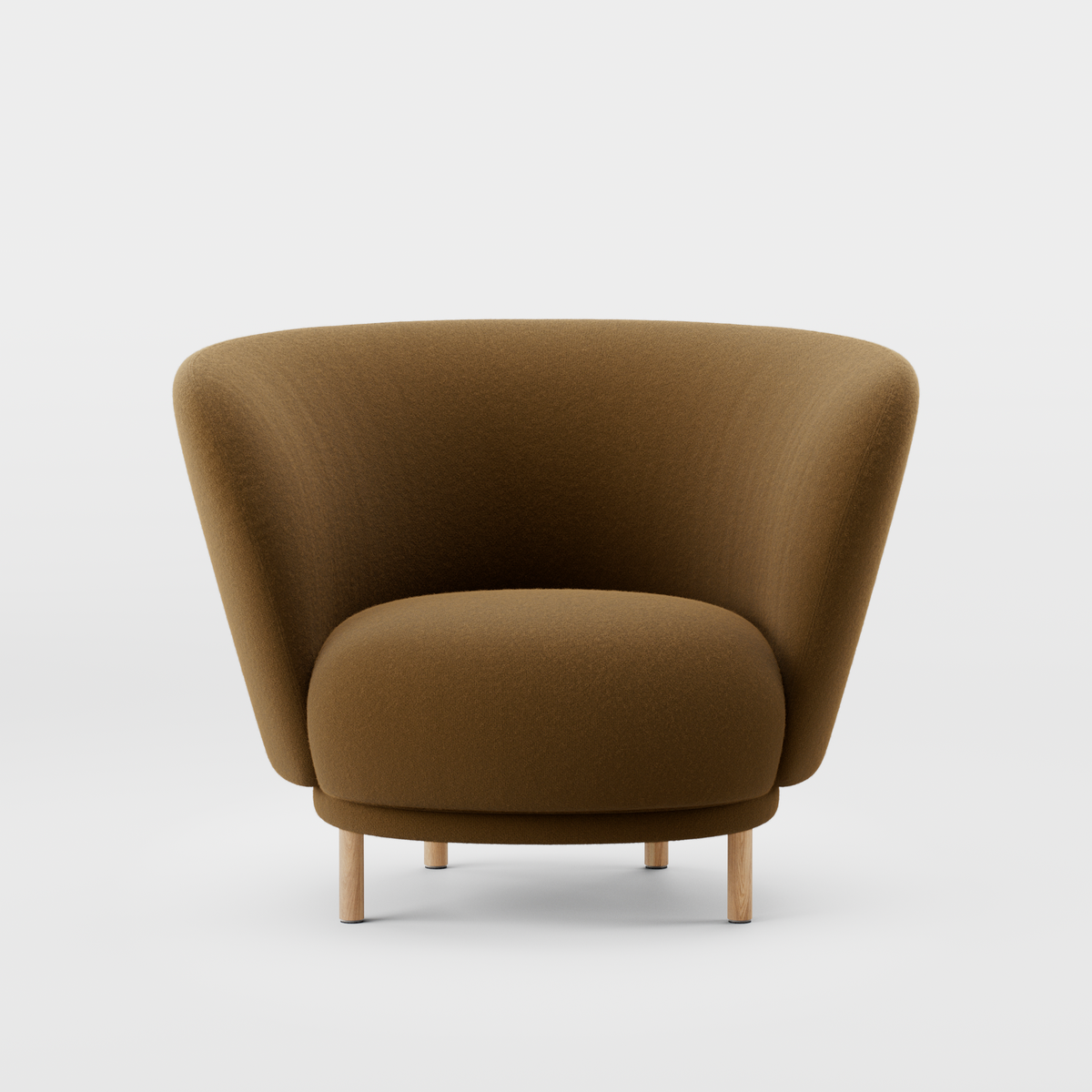 Massproductions Dandy lenestol – Kvadrat Tonus 4 364, Natur eik