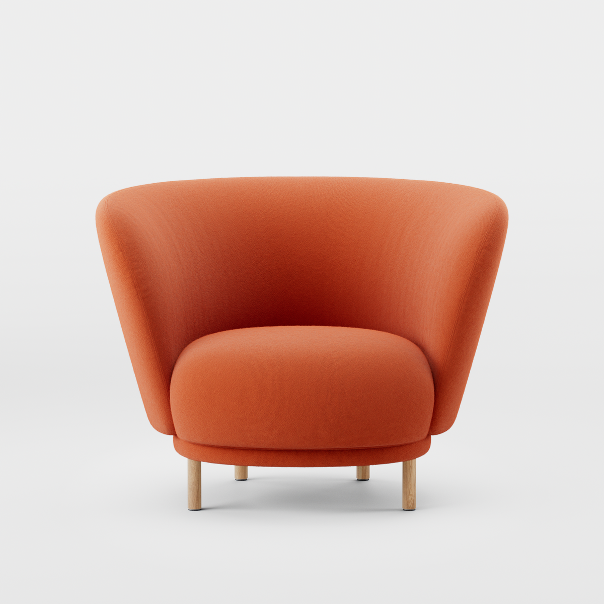 Massproductions Dandy lenestol – Kvadrat Tonus 4 554, Natur eik