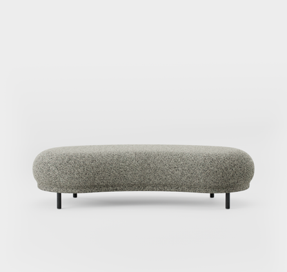 Massproductions Dandy fotskammel – Kirkby Design Spiral 23 Monochrome, Svartbeiset eik