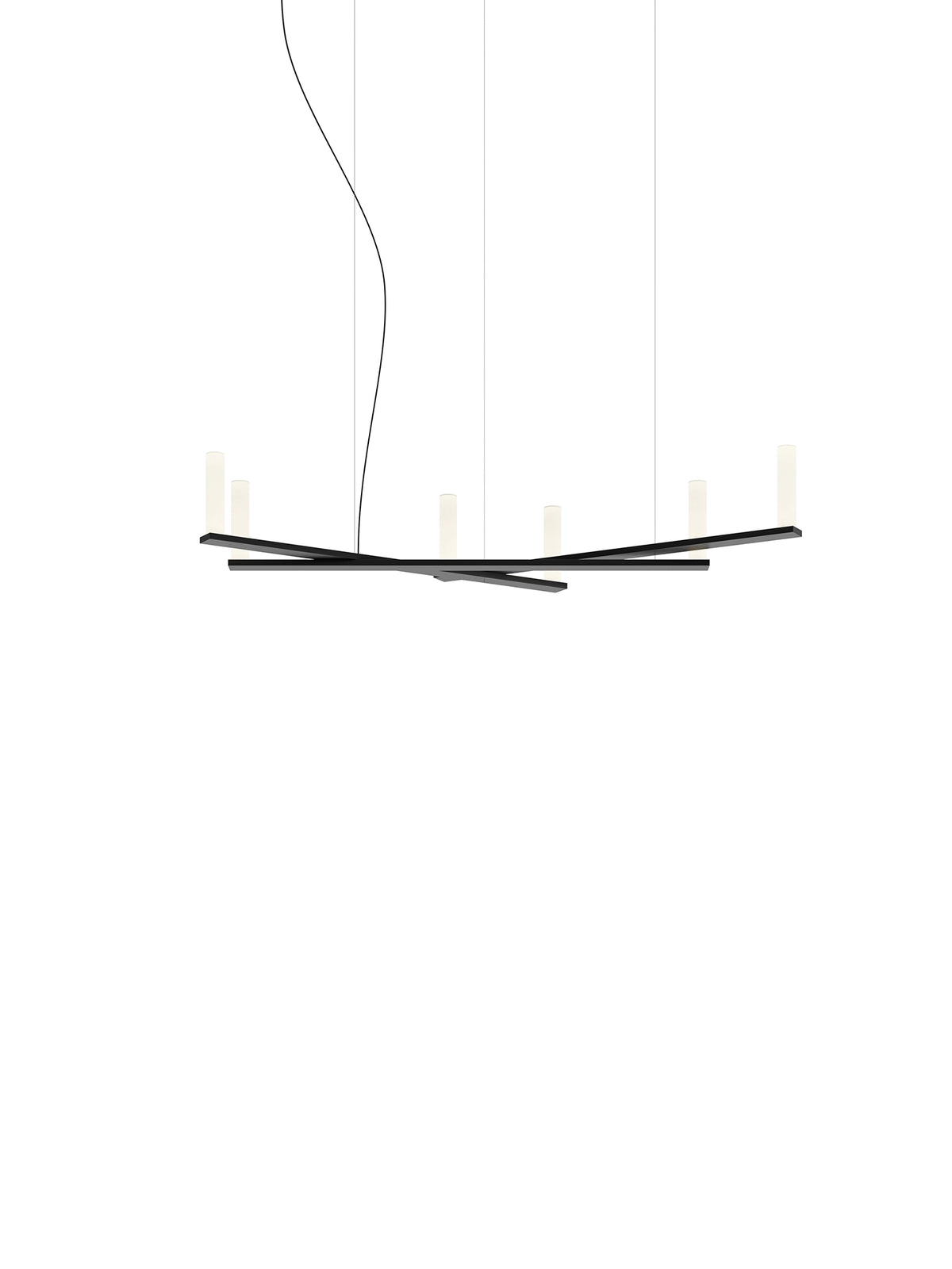 Luceplan Dix Bougies pendel L 193 cm