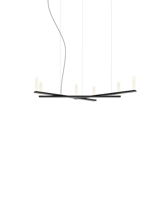 Luceplan Dix Bougies pendel L 193 cm