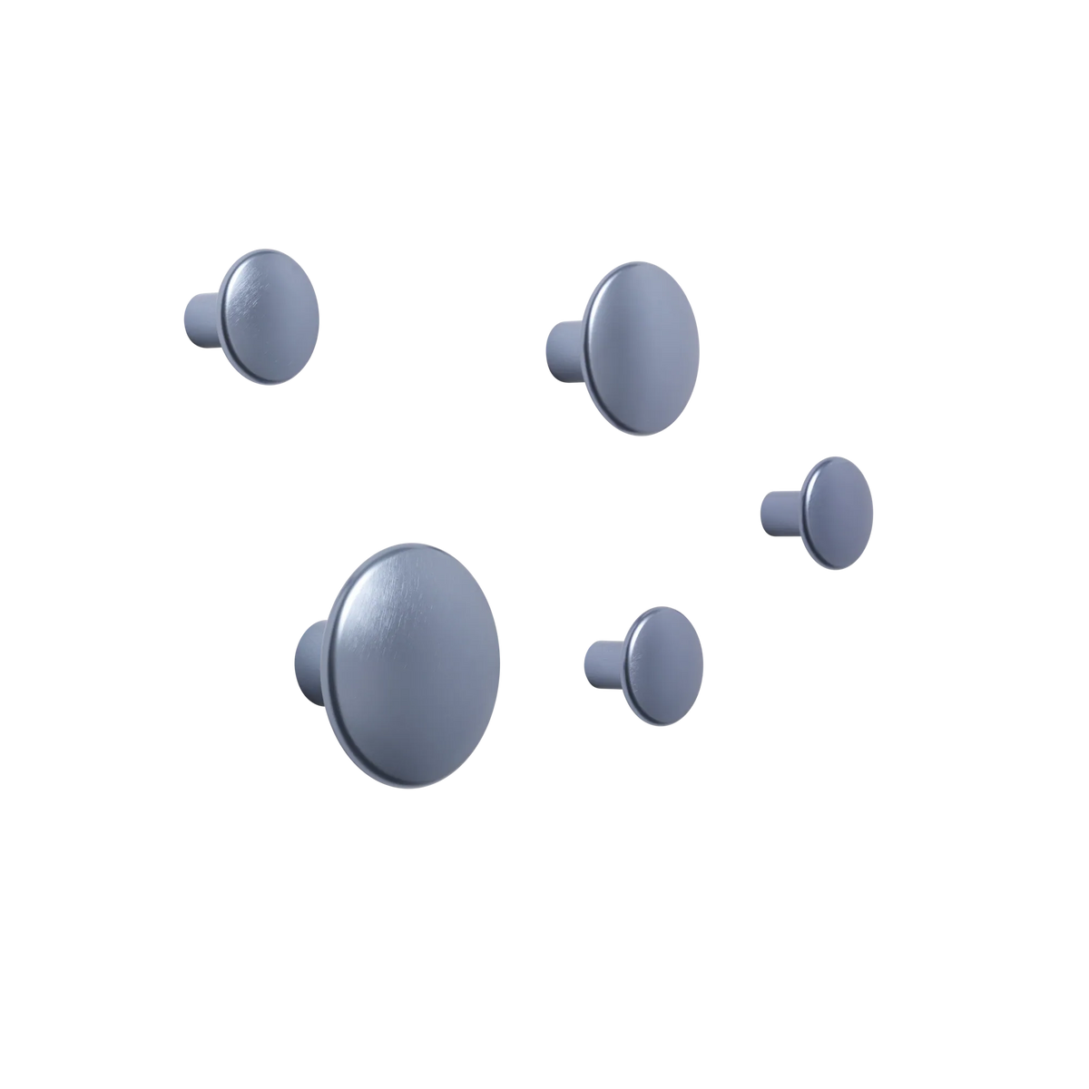 Muuto Dots knagger i metall. Velg størrelse og farge